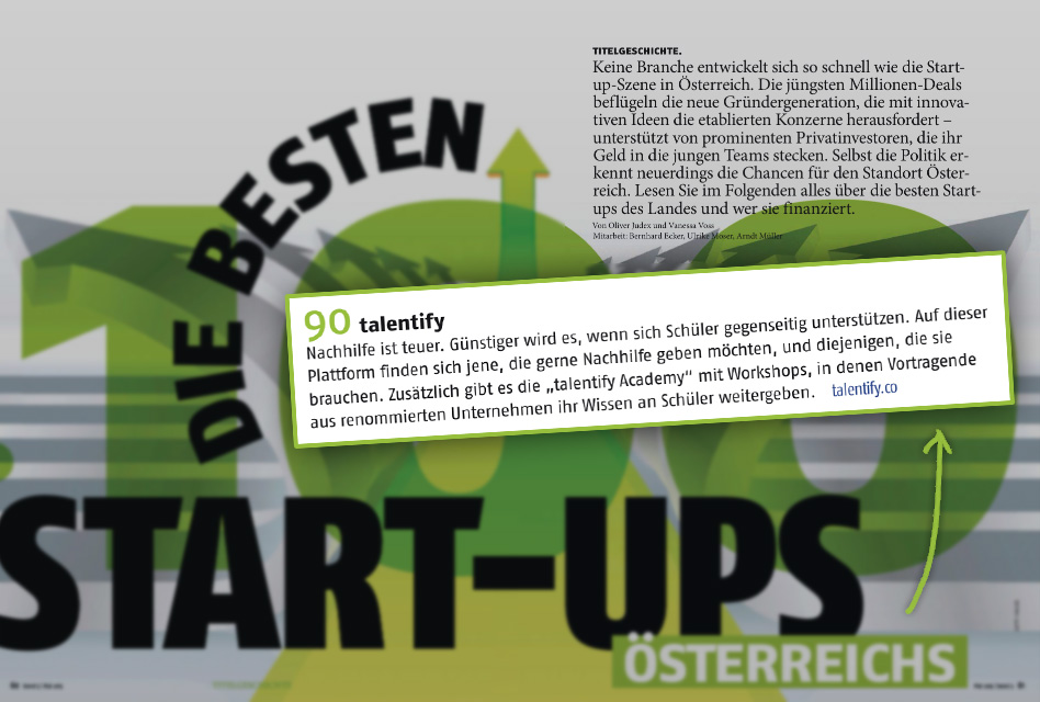 Die besten 100 Start-Ups Österreichs